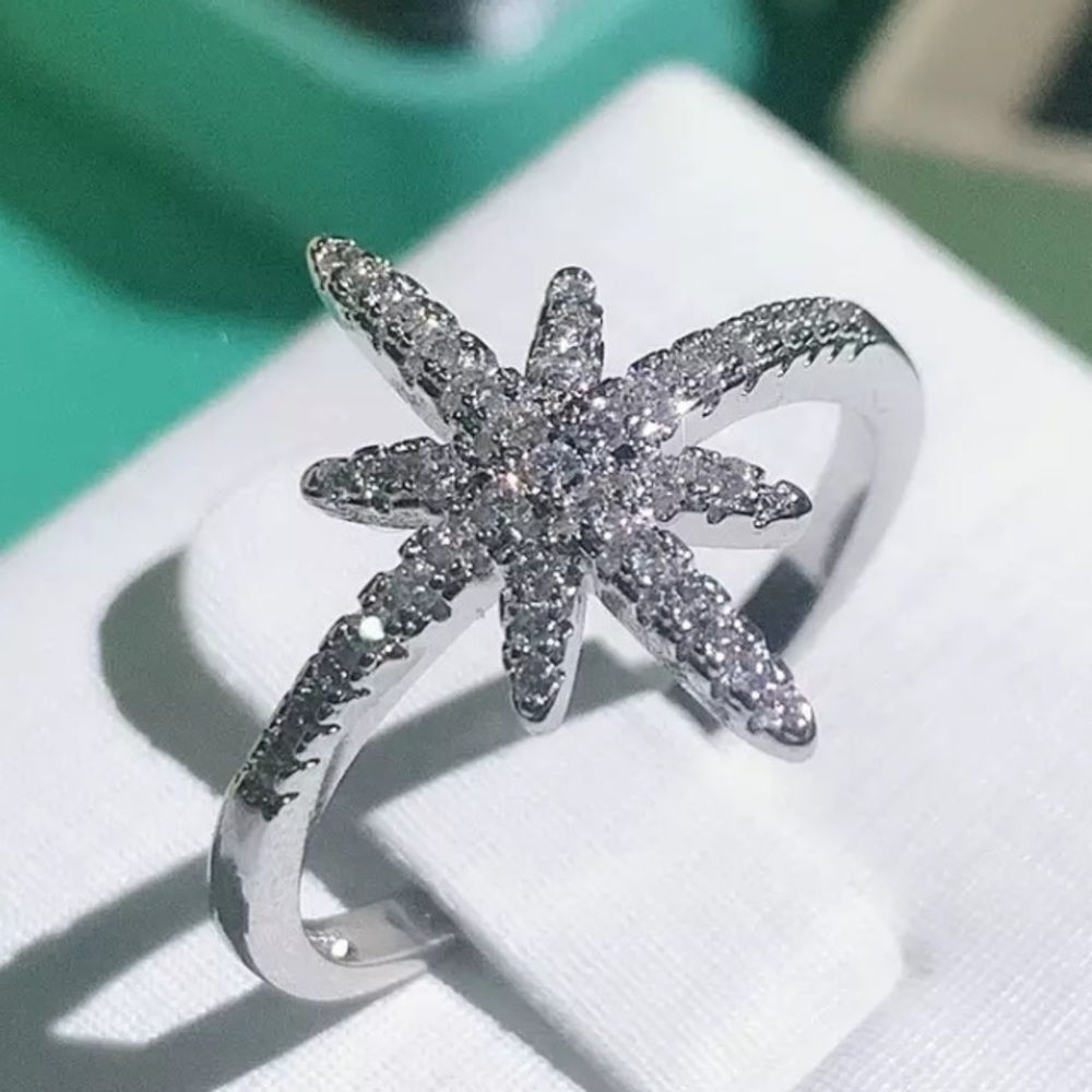 Sterling silver star ring ⭐️ - Picture 1 of 4